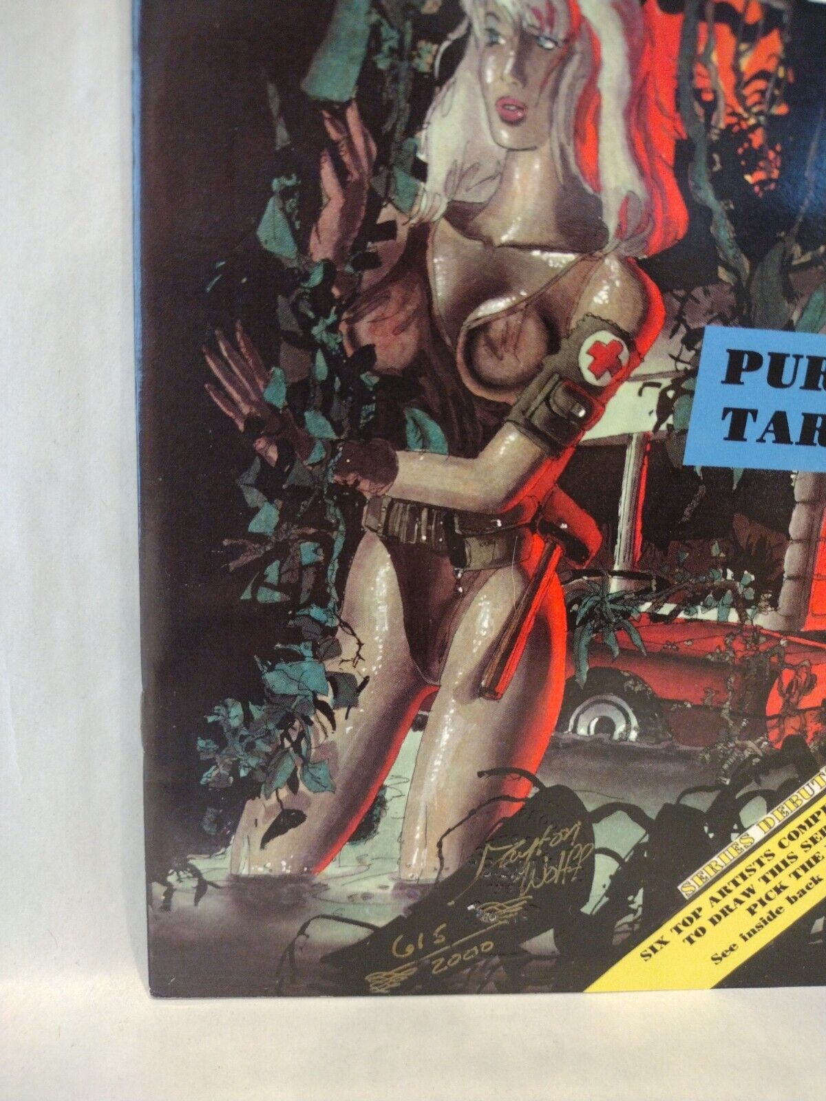 Vixen Wars Pursuing Tara #1 (1993) Raging Rhino Comic Signed & Numbered Edition 