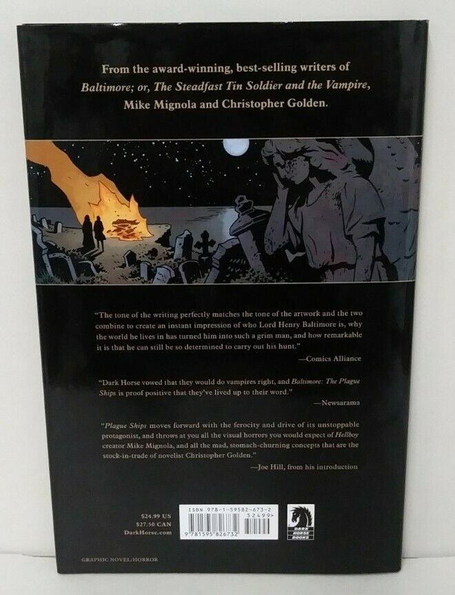 Baltimore The Plague Of Ships (2011) Hardcover Mike Mignola Dark Horse HC