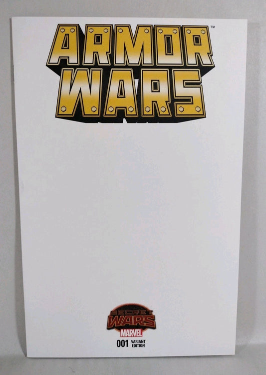 Armor Wars #1 (2015) Marvel Blank Sketch Cover Variant Secret Wars Iron Man NM