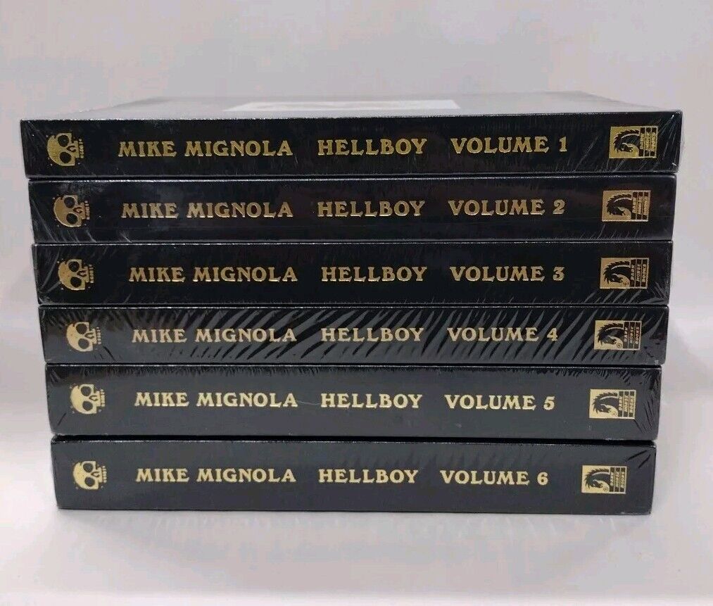 Mike Mignola Hellboy Library Ed Set Vol 1 2 3 4 5 6 New Sealed Dark Horse HC