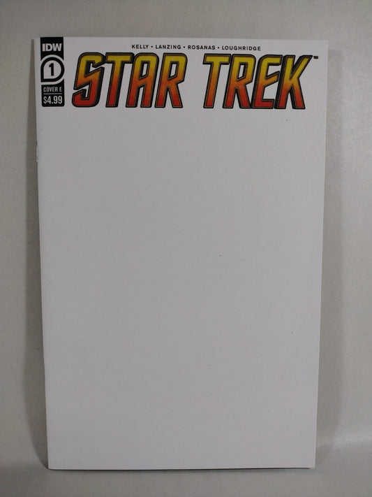 Star Trek #1 (2022) IDW Blank Sketch Variant Cover Comic NM