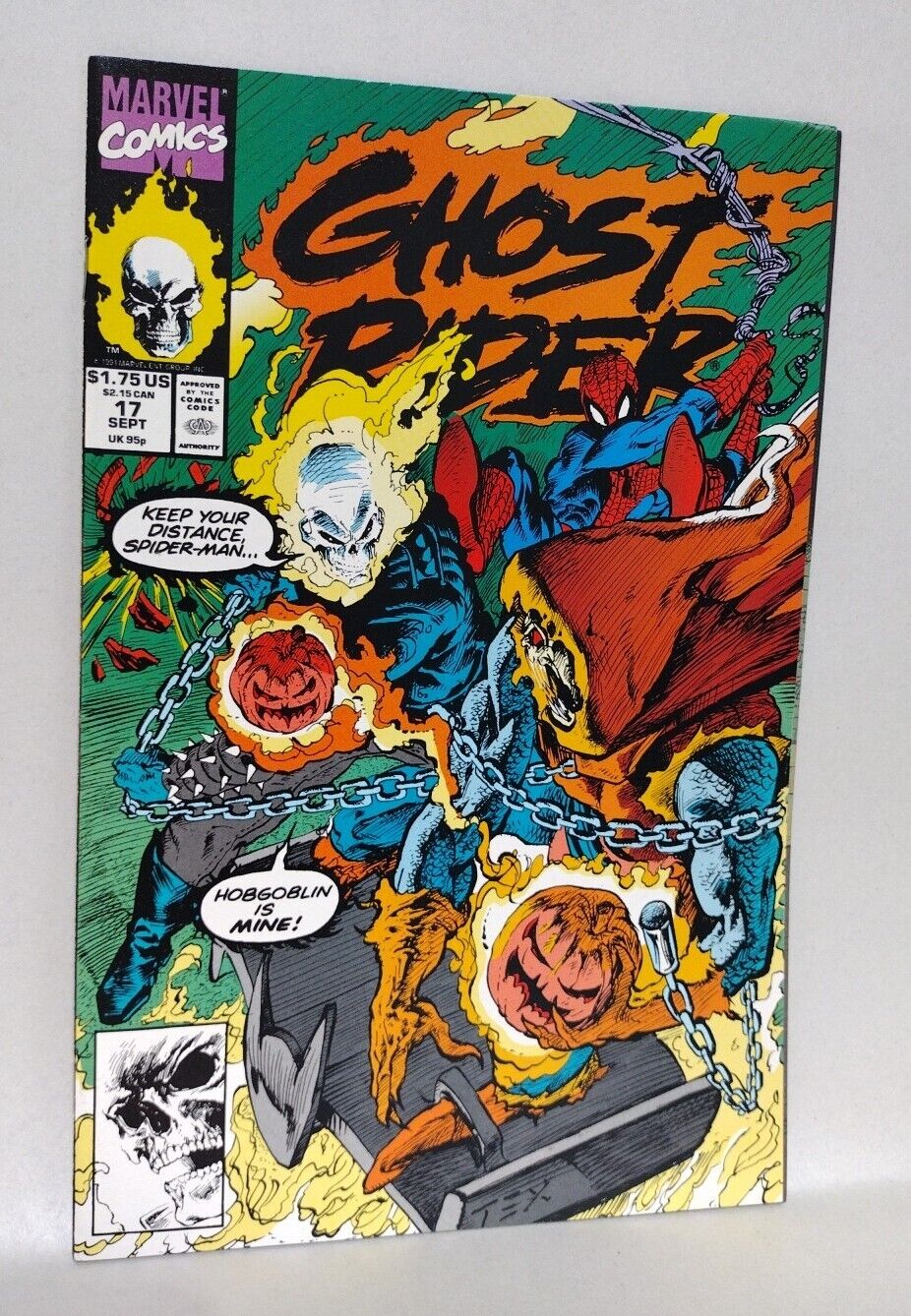 Ghost Rider (1990) Marvel Comic Set Lot #17 18 19 20 21 Mark Texeira VF-NM