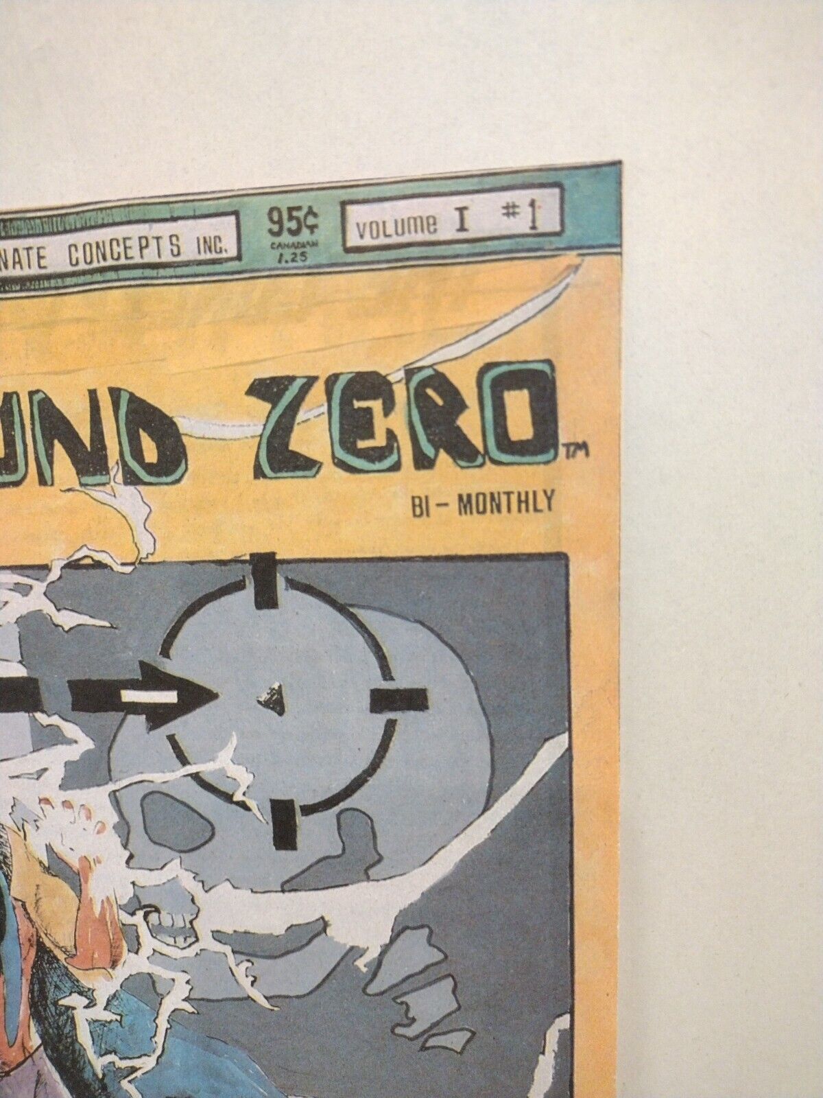 Ground Zero Bi-Monthly #1 (1986) Alternative Comic & Fanzine 1st Meteor Man