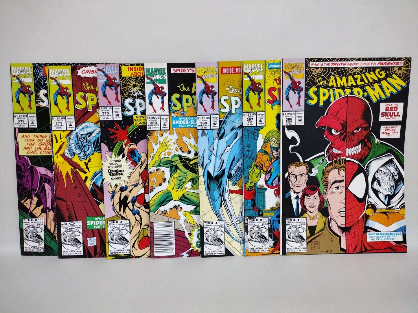 Amazing Spider-Man (1992) Marvel Comic Run Lot Set #366-372