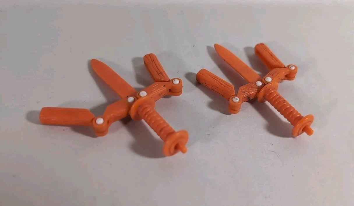 1993 Teenage Mutant Ninja Turtles Night Ninja Raph Sai Dagger Weapon Accessories