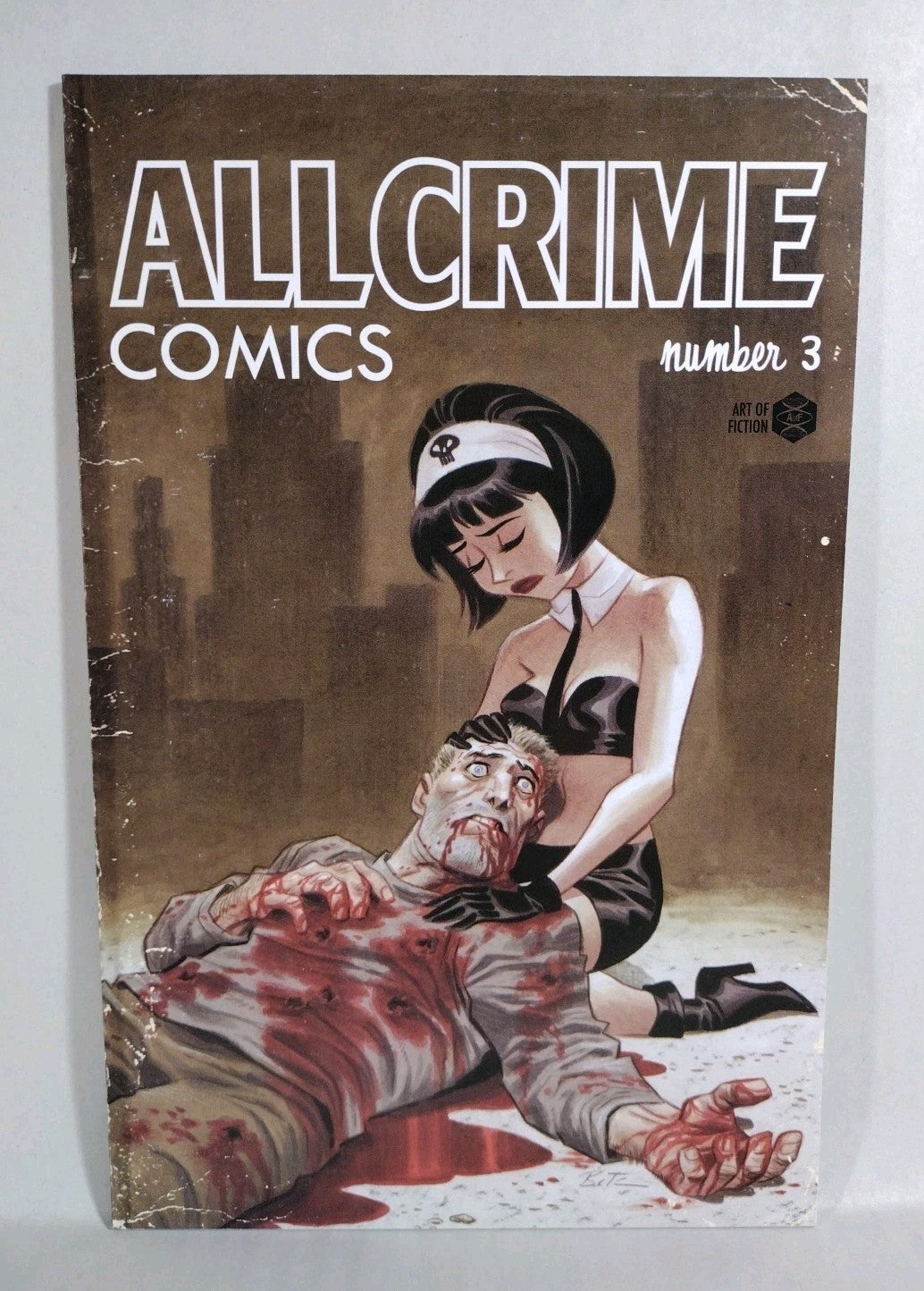 All Crime Comics #3 (2012) Art of Fiction Bruce Timm Cover Aged VF/NM