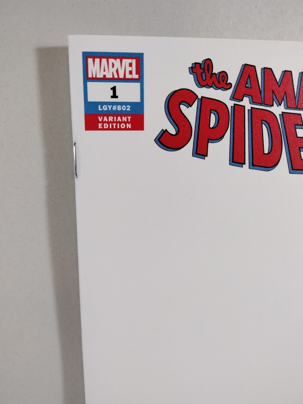 Amazing Spider-Man #1 (802) 2018 Marvel Blank Sketch Cover Variant Comics New NM