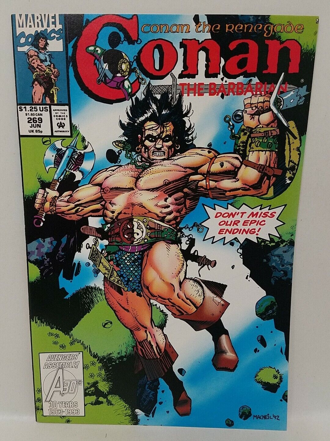 Conan The Barbarian #269 (1993) Marvel Comic Roy Thomas Low Print Run 