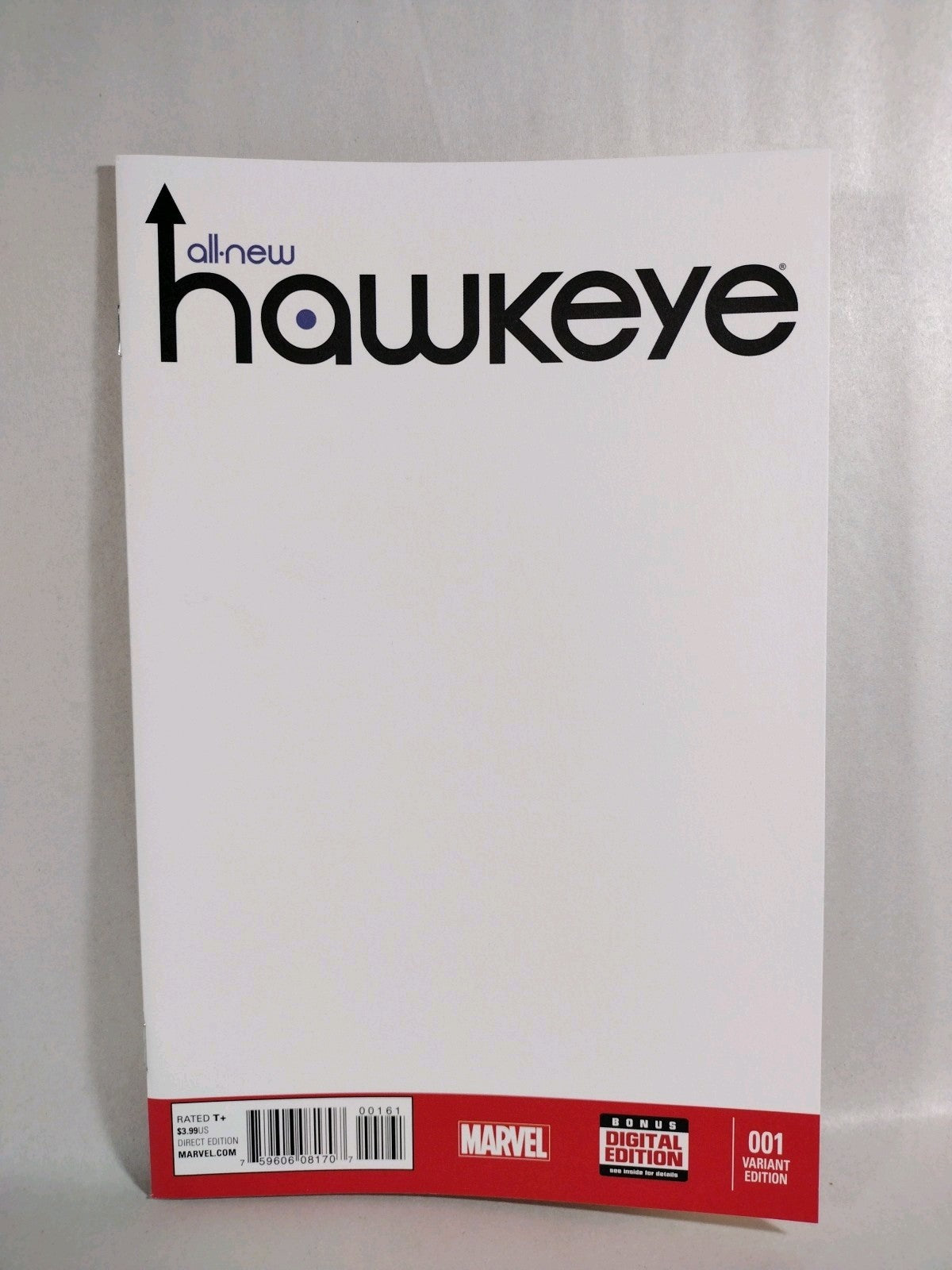 All New Hawkeye 1 (2015) Marvel Comic Blank Sketch Variant Cover Kate Bishop NM