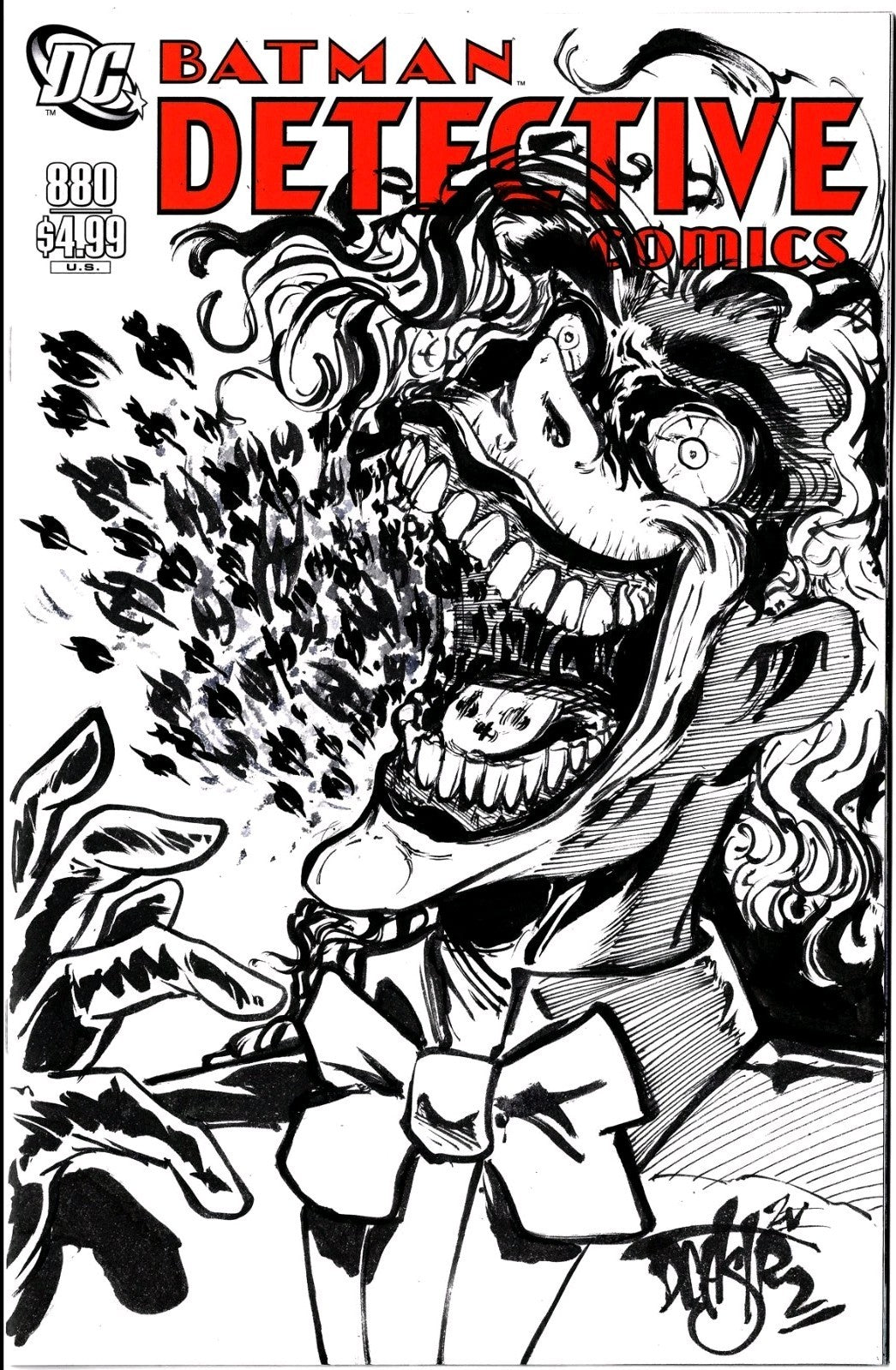 Batman Detective Comics #880 (2025) DC Comic Sketch Cover W Original DCastr Art