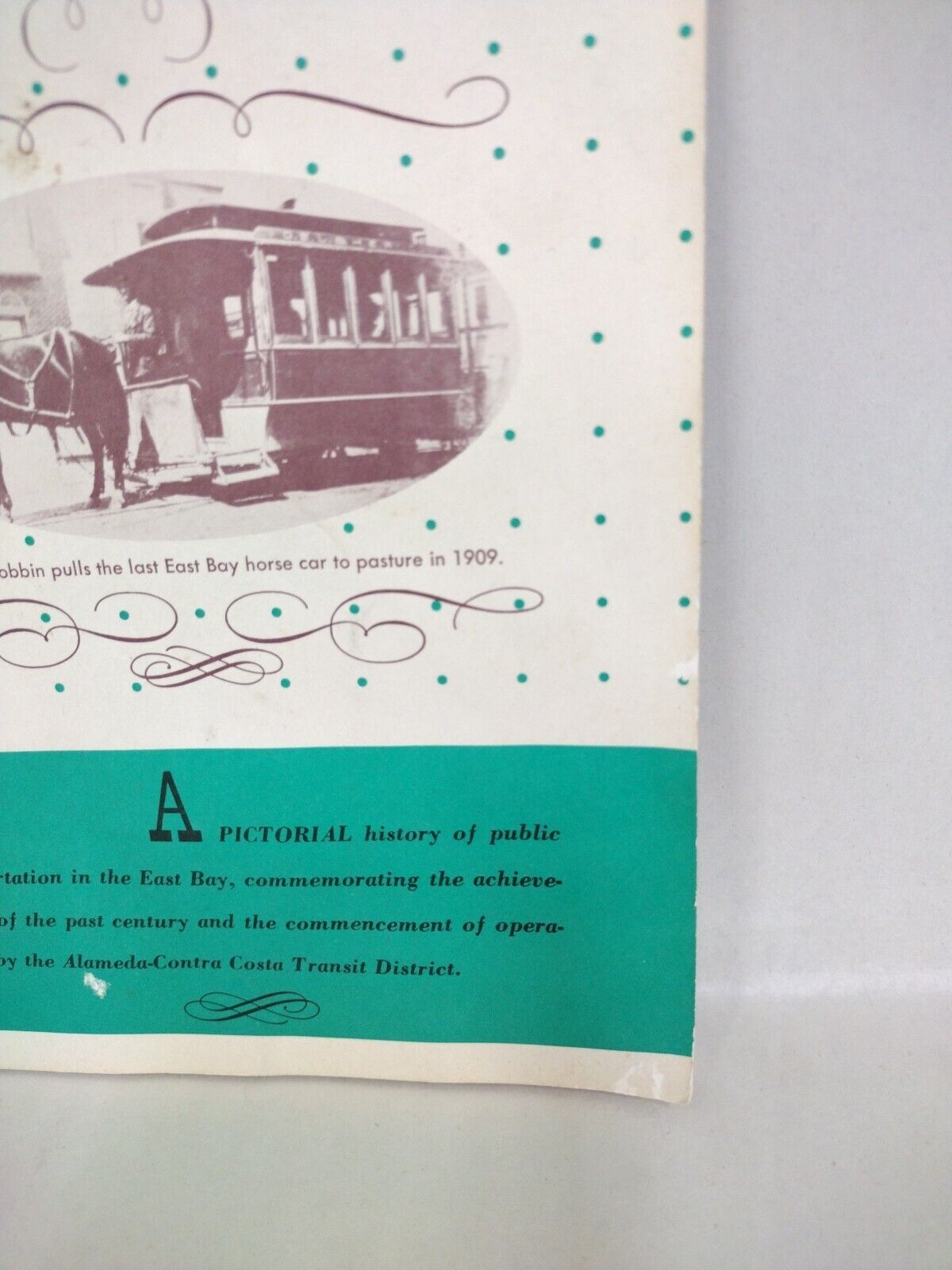 Transit Times (1960) Oakland California Public Transportation History Booklet