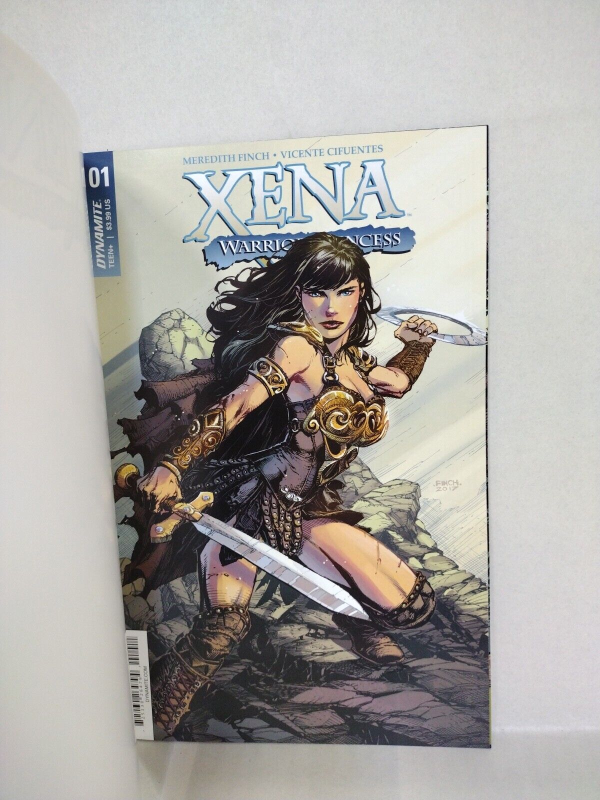 Xena Warrior Princess #1 (2018) Dynamite Comic Blank Sketch Cover Variant NM