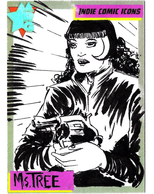 Indie Comic Icons Sketch Card w Original Ms Tree Art DCastr (2023) ARG Sealed