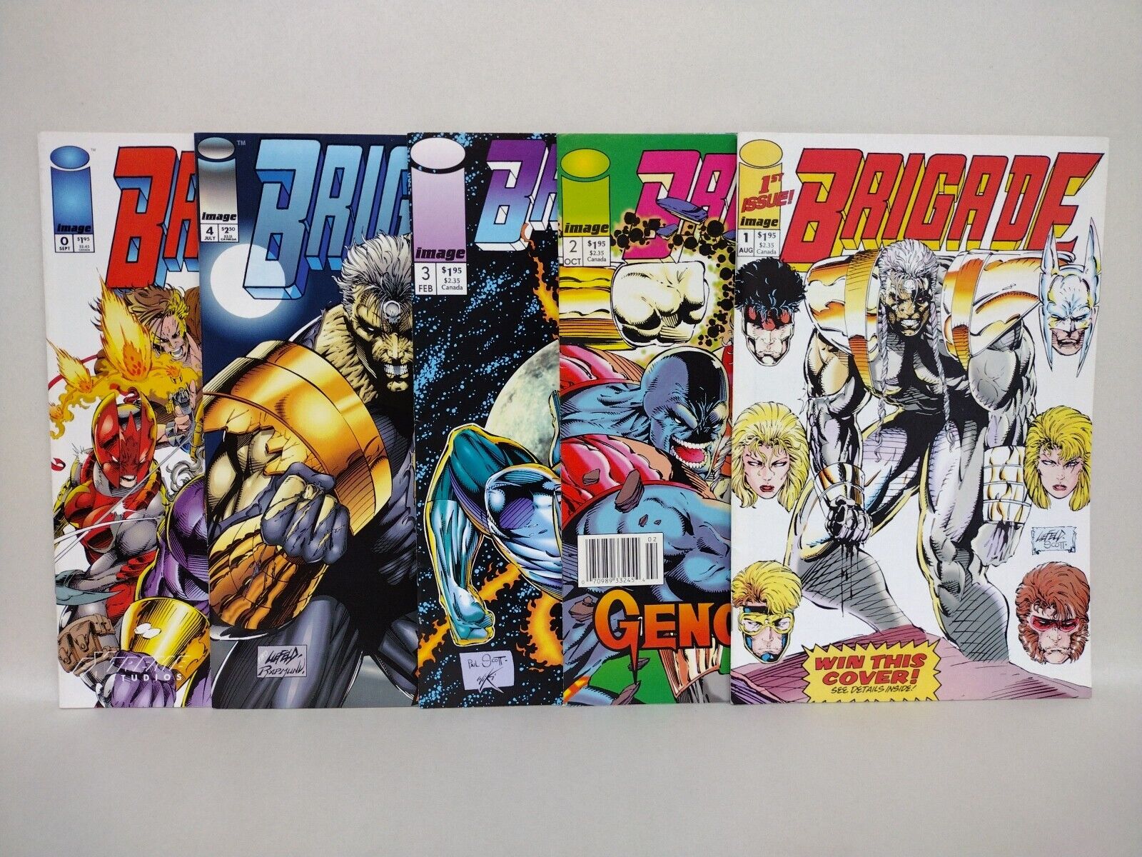 Brigade Vol 1 (1992) Complete Image Comic Lot Set #1 2 3 4 0 Rob Liefeld