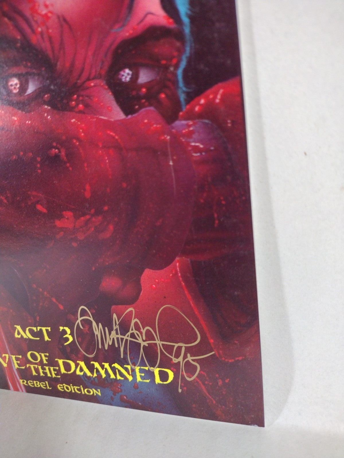 Faust Love of the Damned 3 (1992) Rebel Studios Comic 2nd Print Signed Tim Vigil