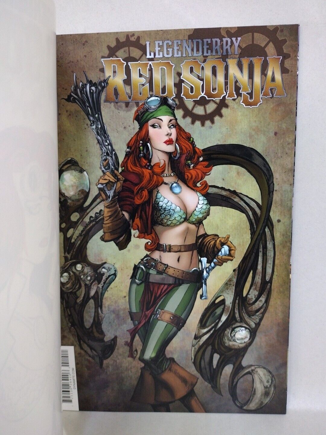 Legenderry Red Sonja #1 (2018) Sketch Cover Variant W Original Dave Castr Art