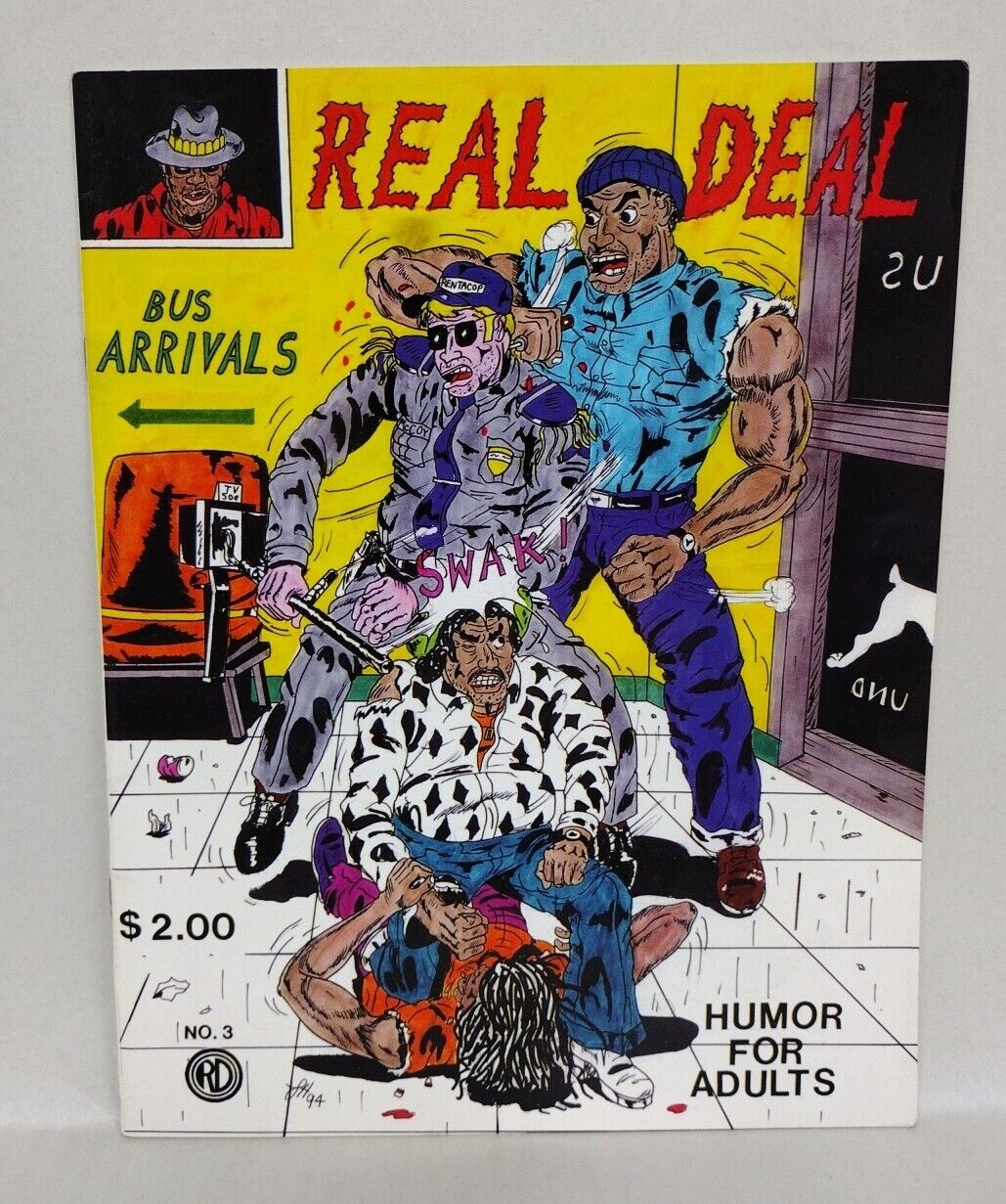 Real Deal #3 (1994) RD Bone Underground Comic Magazine William Clawson VF