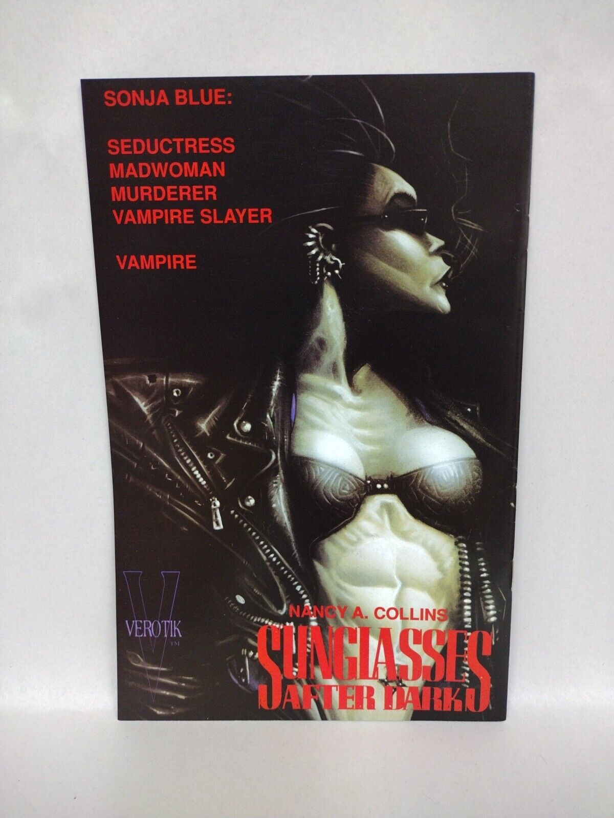 Sunglasses After Dark (1995) Verotik Comic Lot Set #1 2 4 5 Nancy Collins Shaw