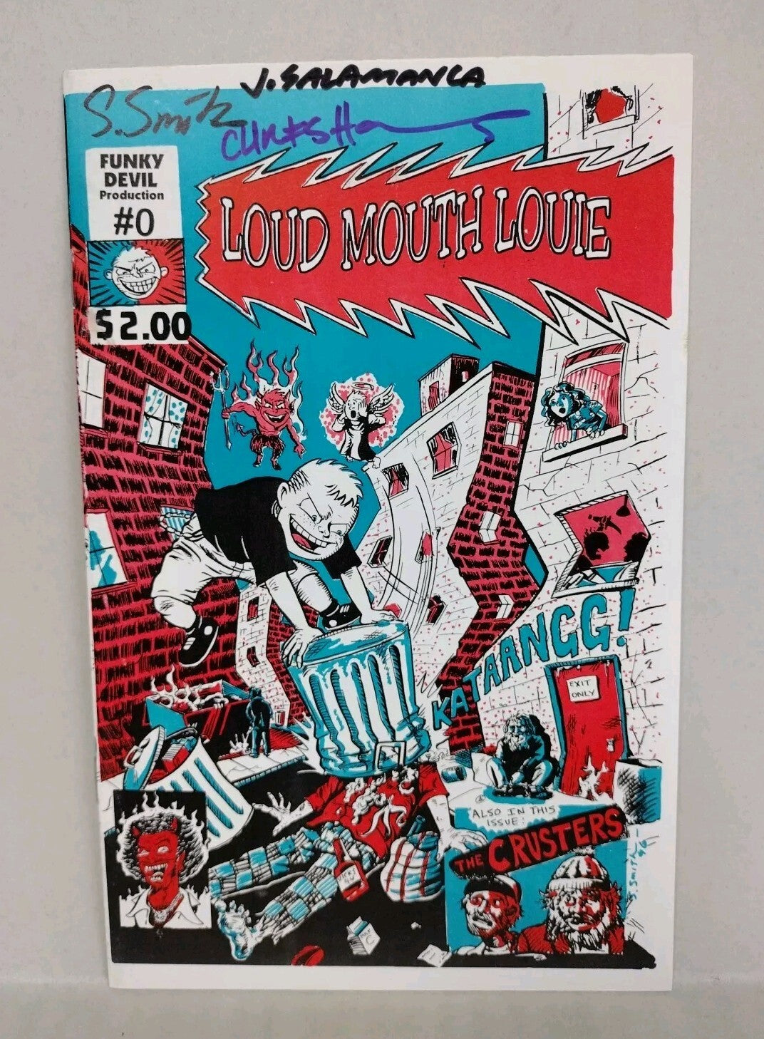 Loud Mouth Louie #0 (1996) Funky Devil Ashcan Underground Comic 1st Appearance 