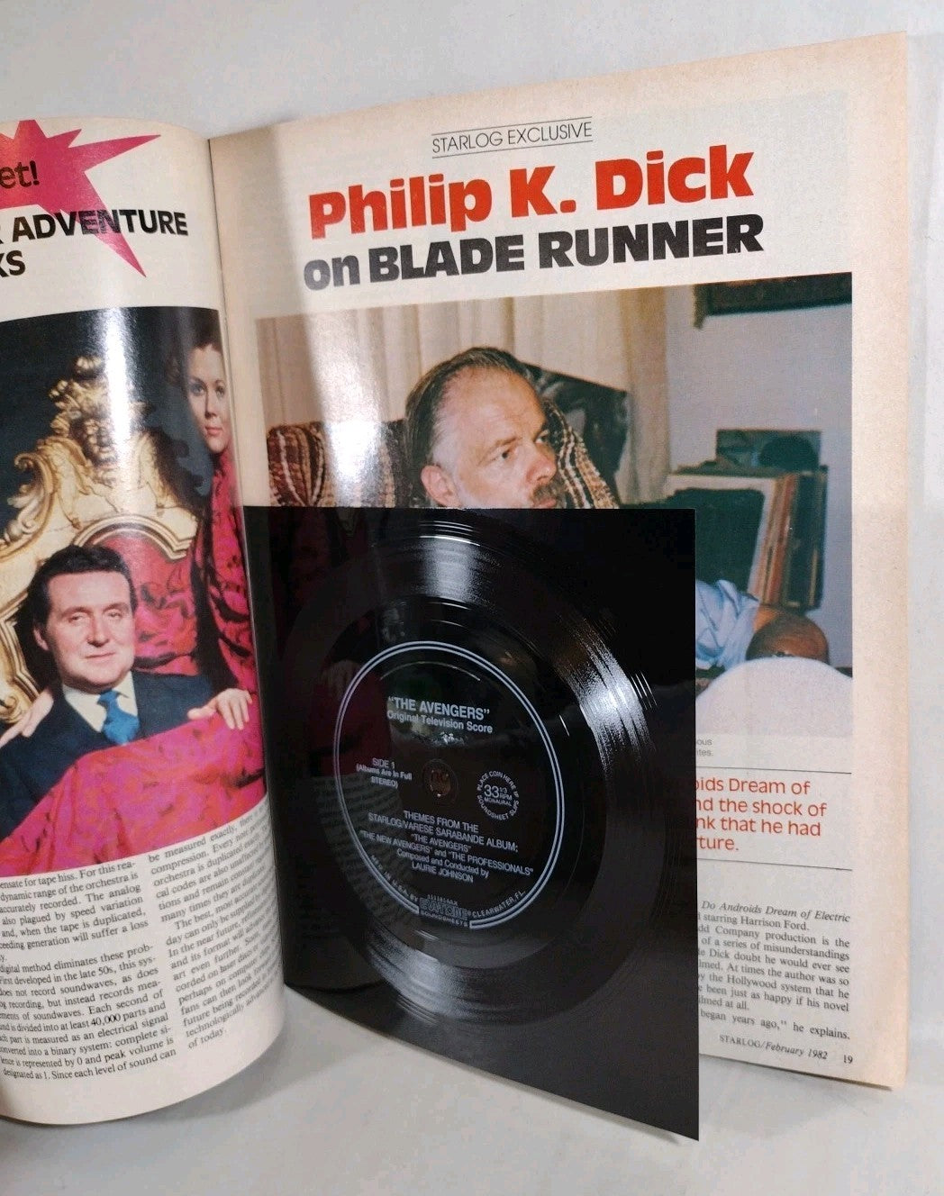 Starlog Magazine #55 (1982) W Avengers Record Philip K Dick Bladerunner VF