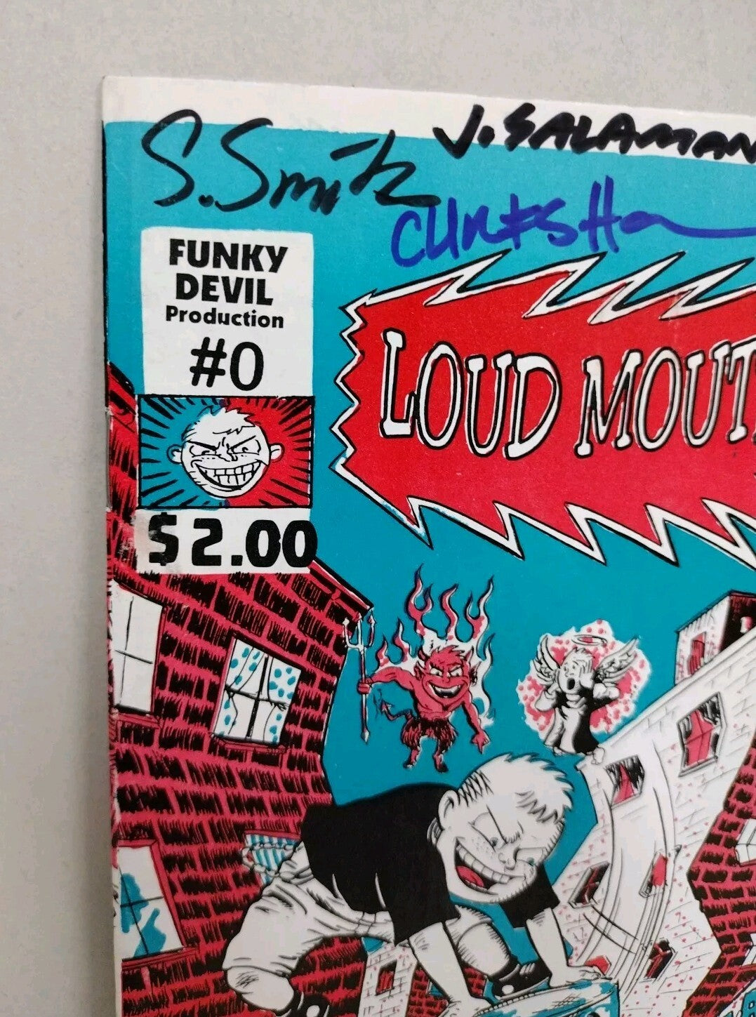 Loud Mouth Louie #0 (1996) Funky Devil Ashcan Underground Comic 1st Appearance 