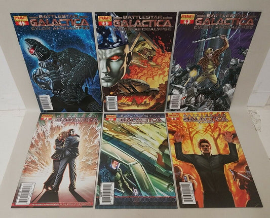 Battlestar Galactica 2007 Dynamite 6 Comic Lot Zerek Cylon Apocalypse Final Five