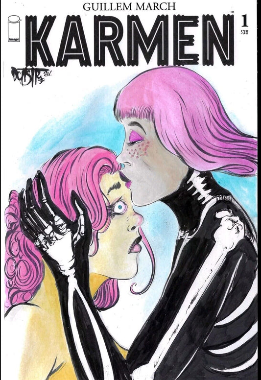 Karmen 1 (2021) Image Comic Sketch Cover Variant W Original Dave Castr Art