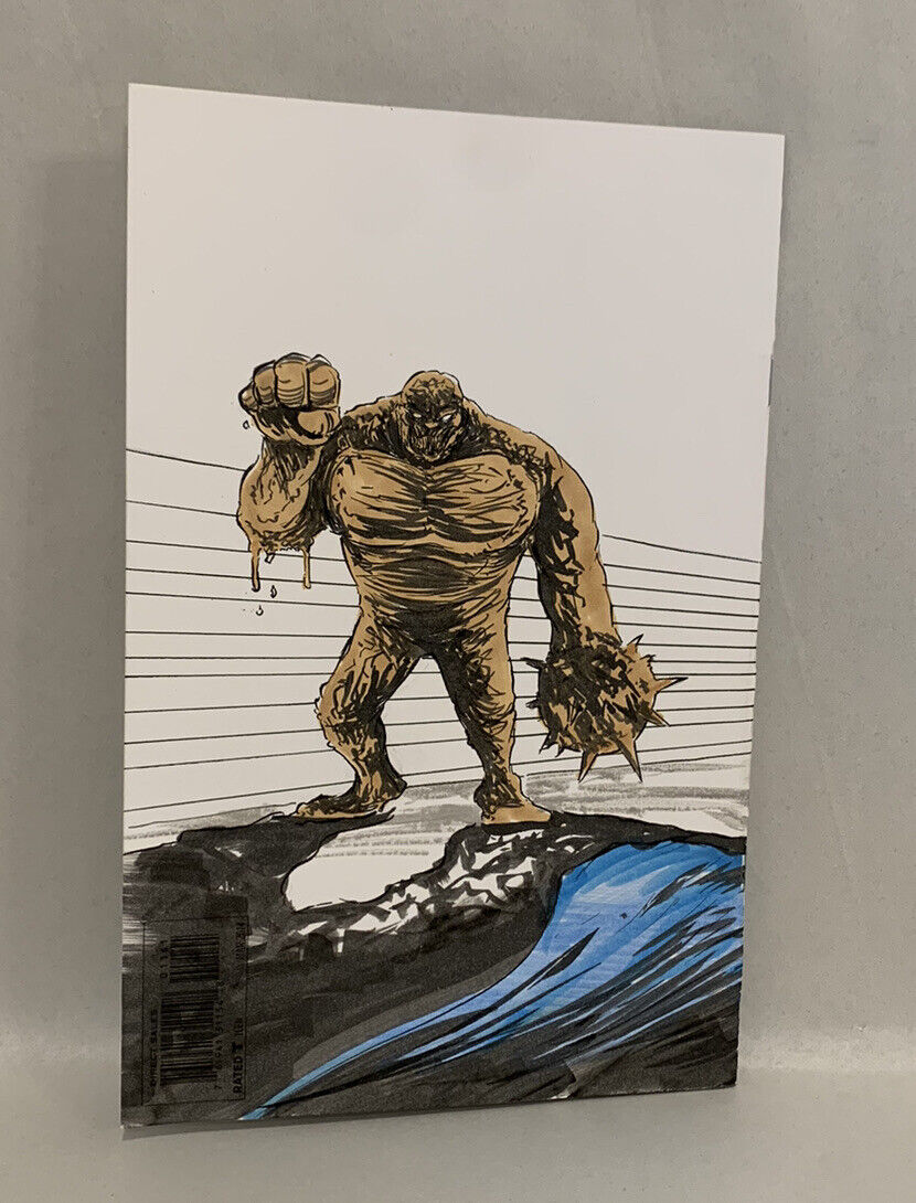 JUSTICE LEAGUE AMERICA #11 Blank Variant Cover Comic W Original Art Dave Castr