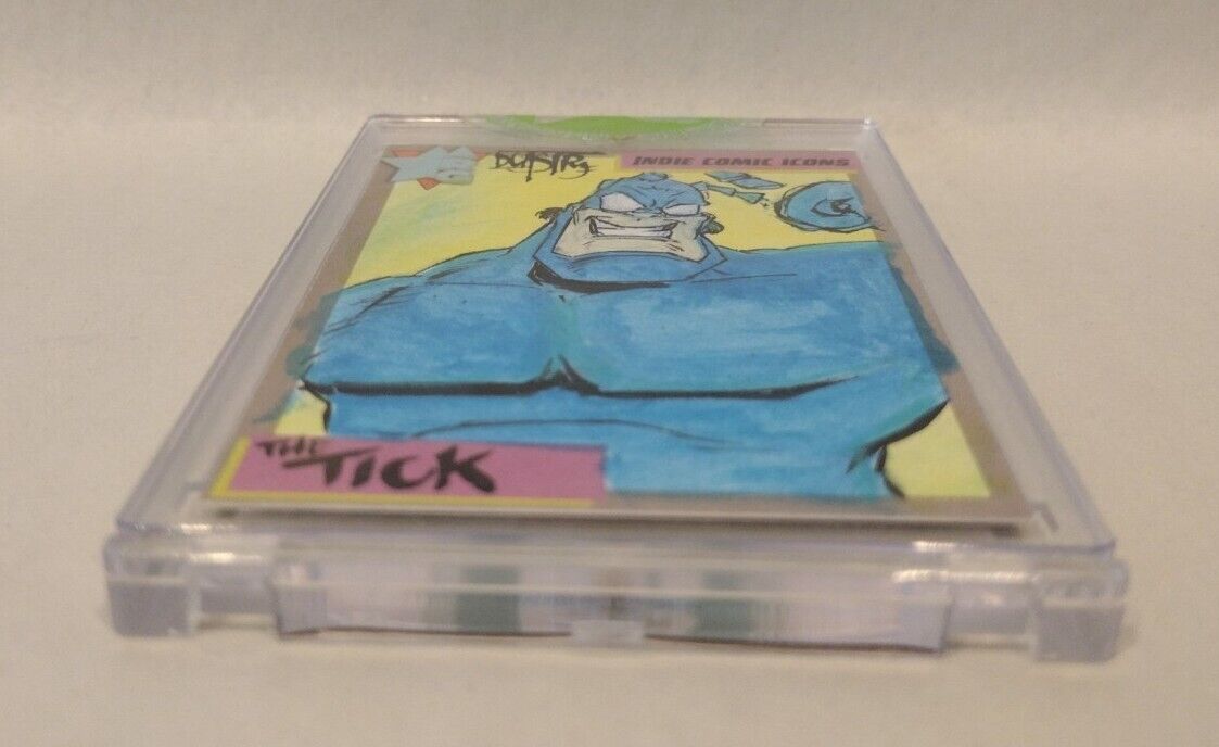 Indie Comic Icons Sketch Card w Original The Tick Art DCastr (2023) ARG Sealed 