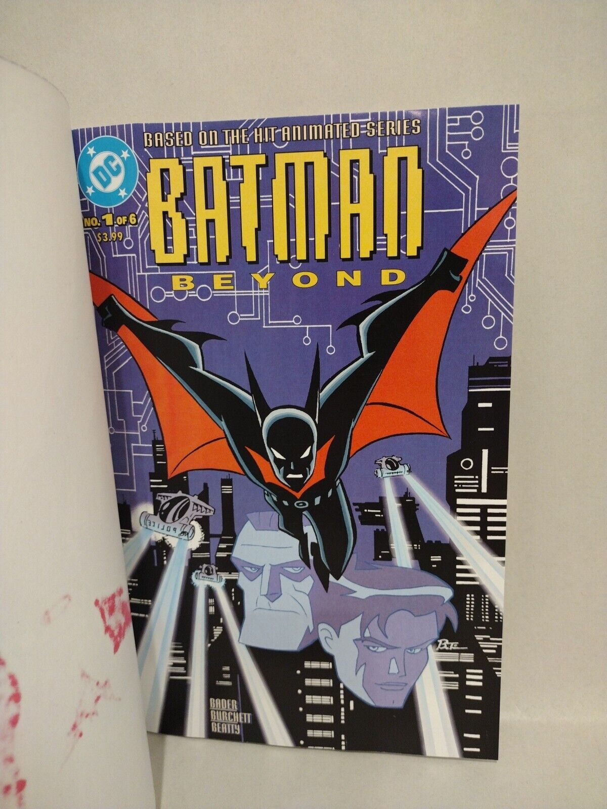 Batman Beyond #1 (2024) Facsimile Edition DC Comic Sketch Cover W Original Art