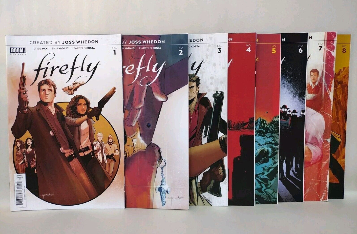 Firefly (2018) Boom Studios Cover A Comic Lot Set #1 2 3 4 5 6 7 8 VF-NM