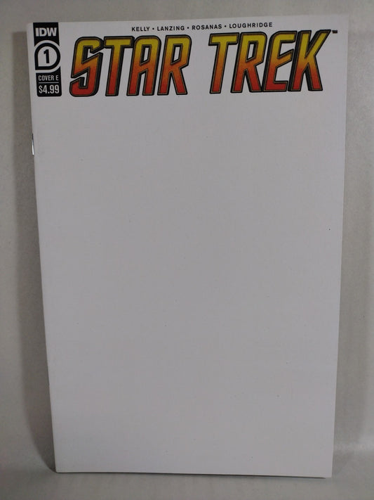 Star Trek #1 (2022) IDW Blank Sketch Variant Cover Comic NM