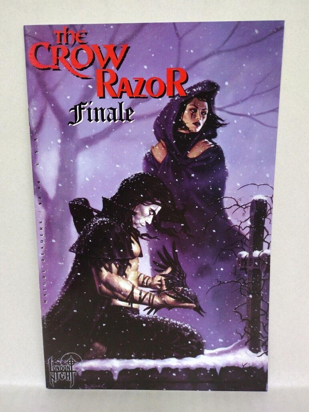 The Crow Razor Finale #1 (1991) London Night Studios One-Shot Comic VF