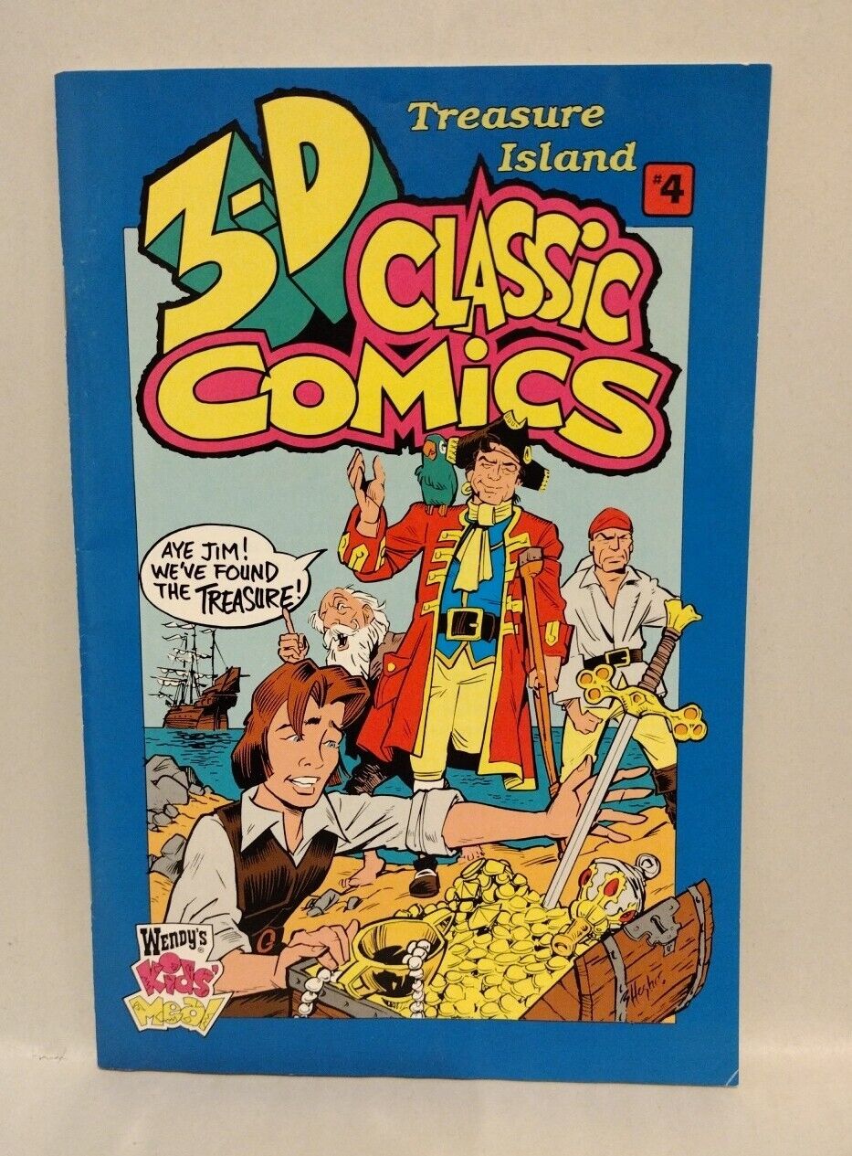 Wendy's 3-D Classic Comics (1994) Complete Set #1 2 3 4 5 W Glasses