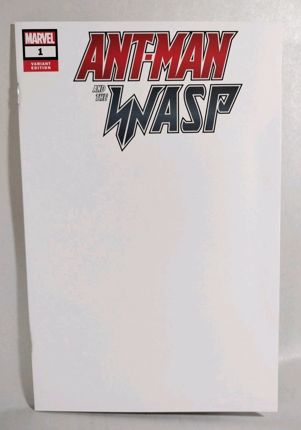 Ant-Man Wasp #1 (2018) Marvel Blank Sketch Variant Cover Comic New NM