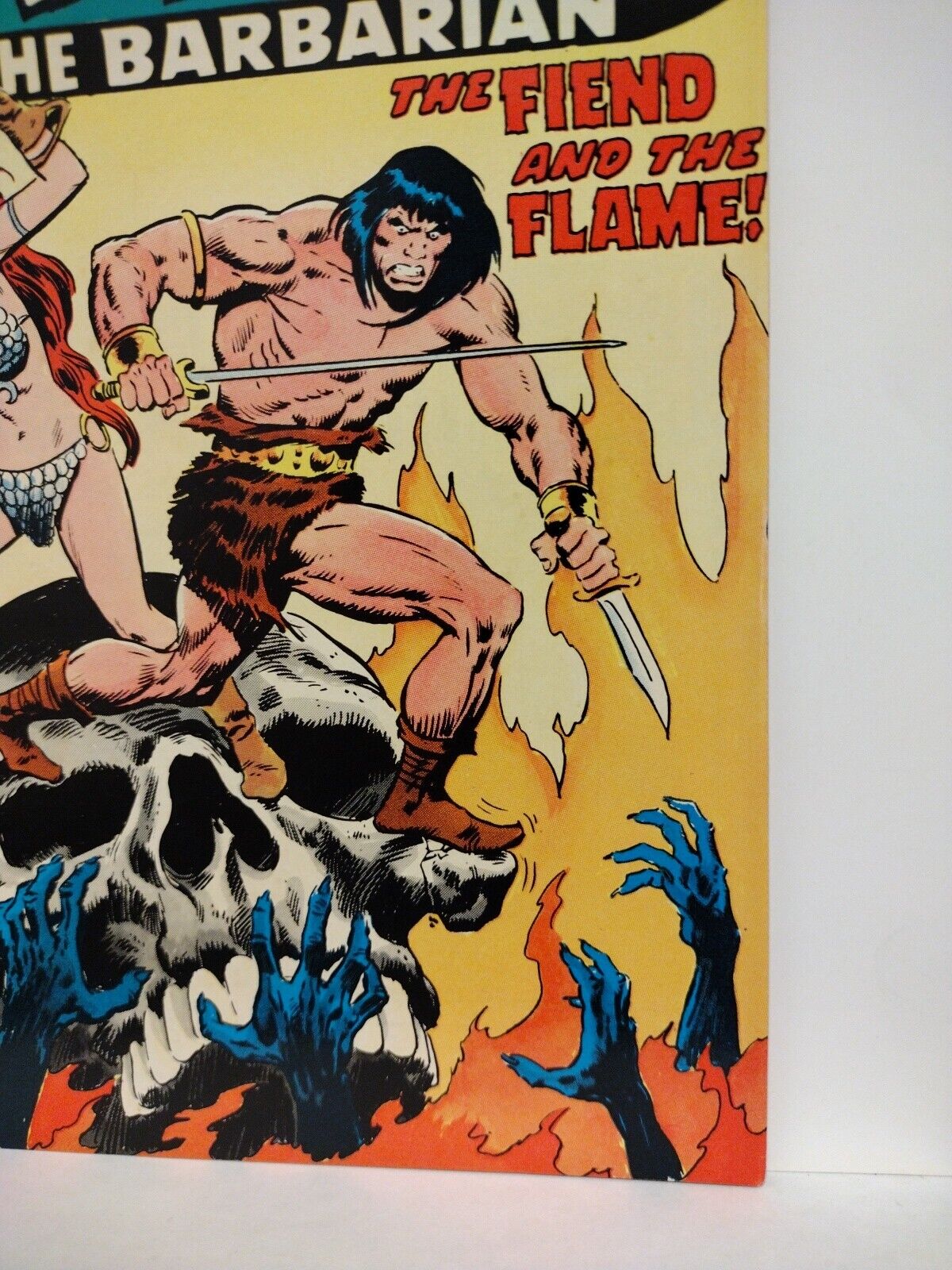 Conan #44 (1974) Bronze Age Marvel Roy Thomas John Buscema Red Sonja VF