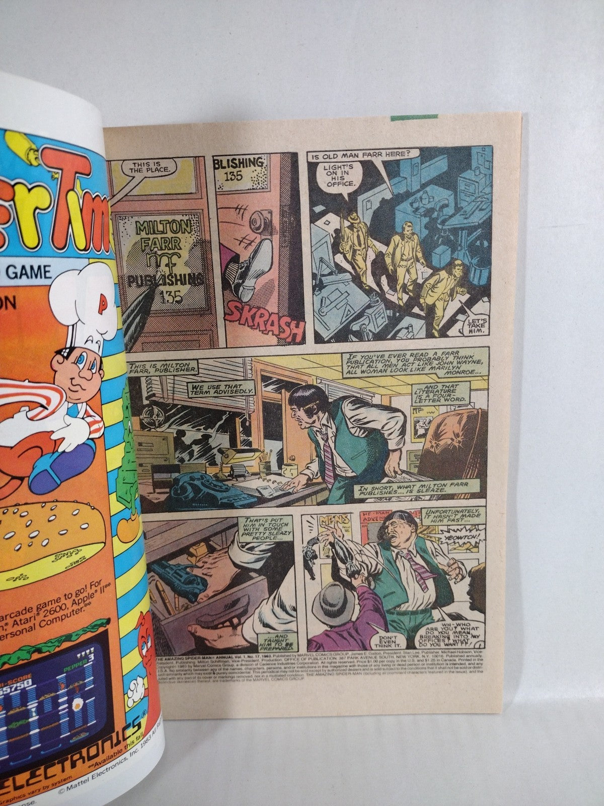 Spider-Man Annual (1983) Marvel Comic Lot Set #17 18 Scorpion VF