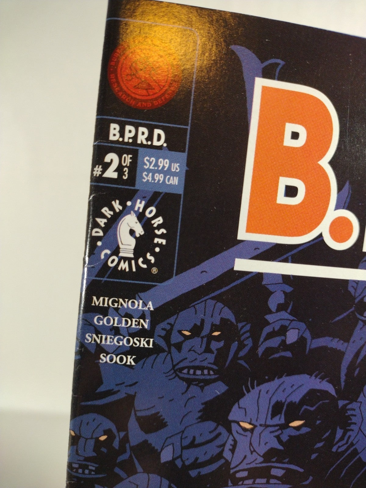 BPRD Hollow Earth (2002) Complete Dark Horse Mini-series #1 2 3 Mike Mignola