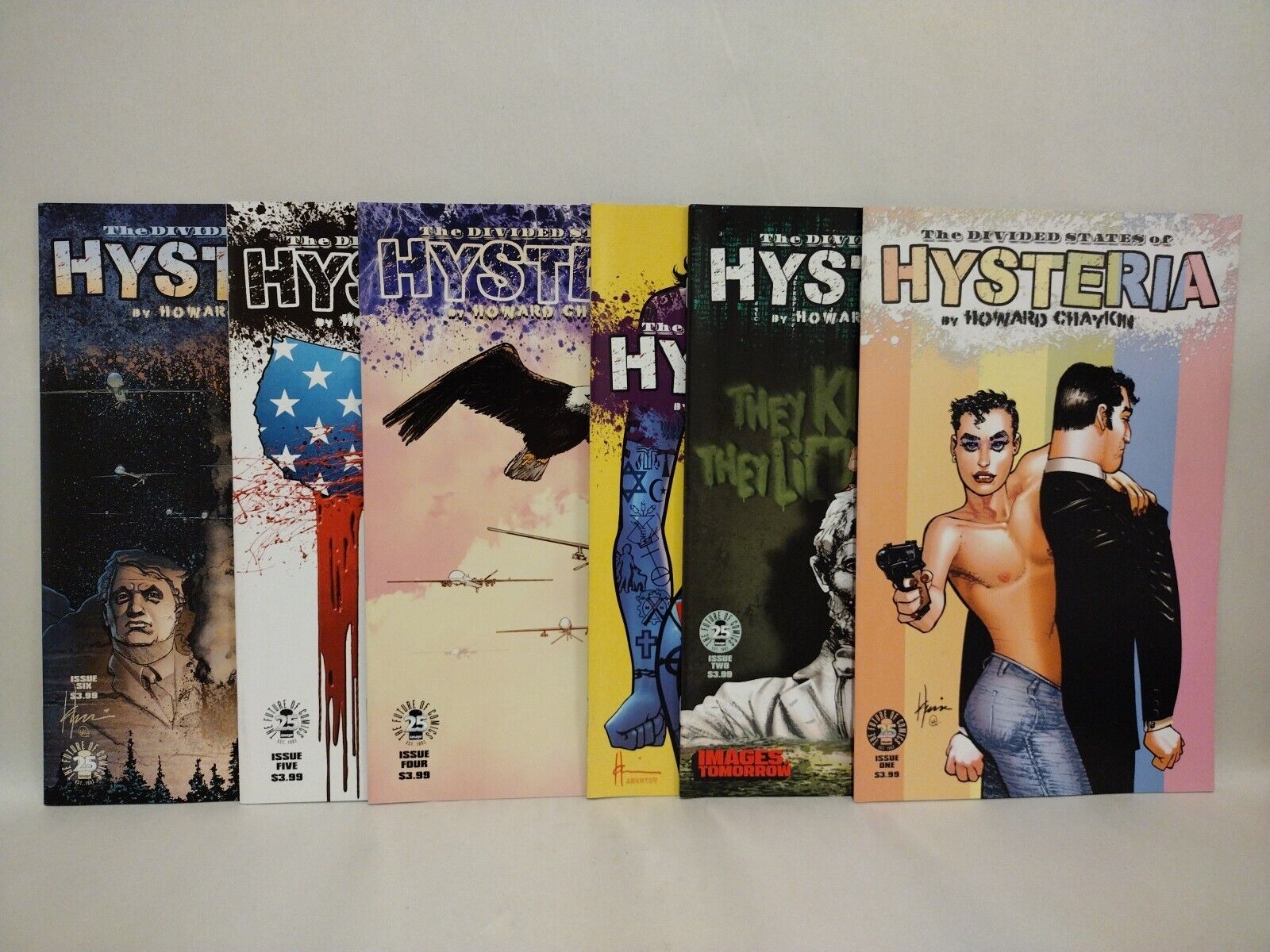 Divided States Of Hysteria (2017) Complete Image Comic Set #1-6 Howard Chaykin