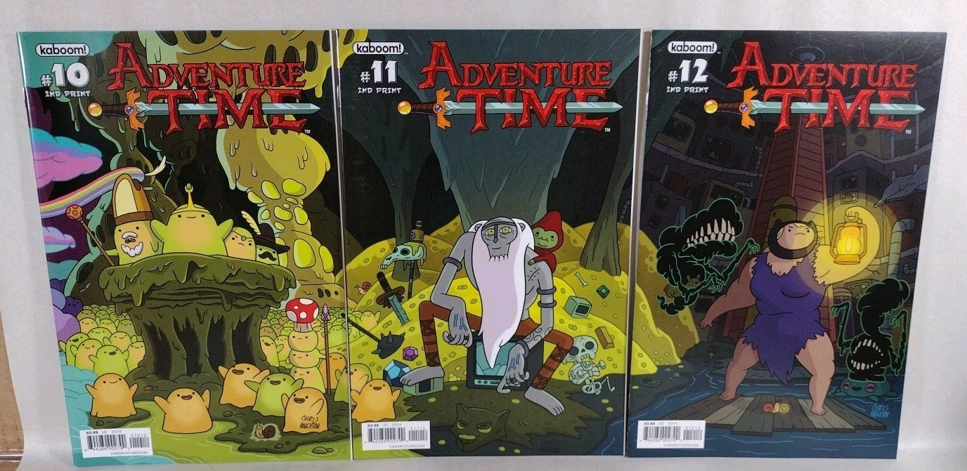 Adventure Time (2014) Boom Comic 2nd Print Connecting Covers #10 11 12 NM