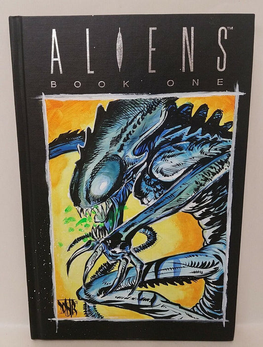 Aliens Book 1 (1990) Dark Horse Hardcover W Original Painted Art Signed DCastr