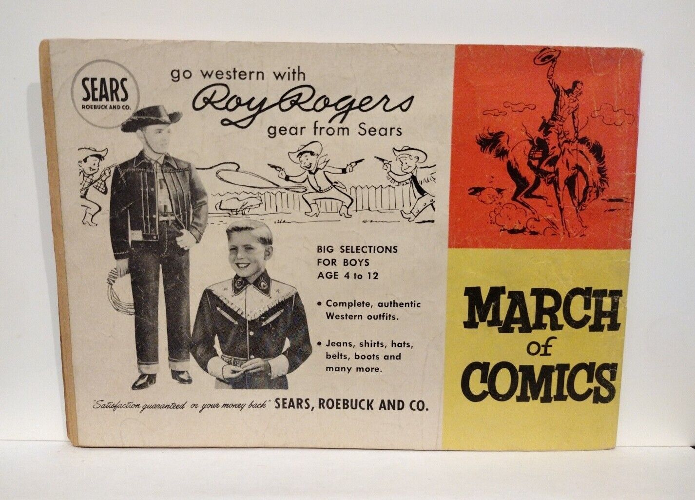 Roy Rogers March of Comics #131 1955 Boys & Girls Sears Promo Comic