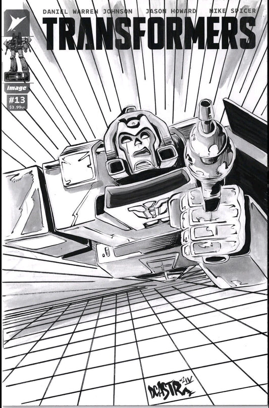 Transformers #13 (2024) Image Comic Sketch Variant Cover W Original Springer Art