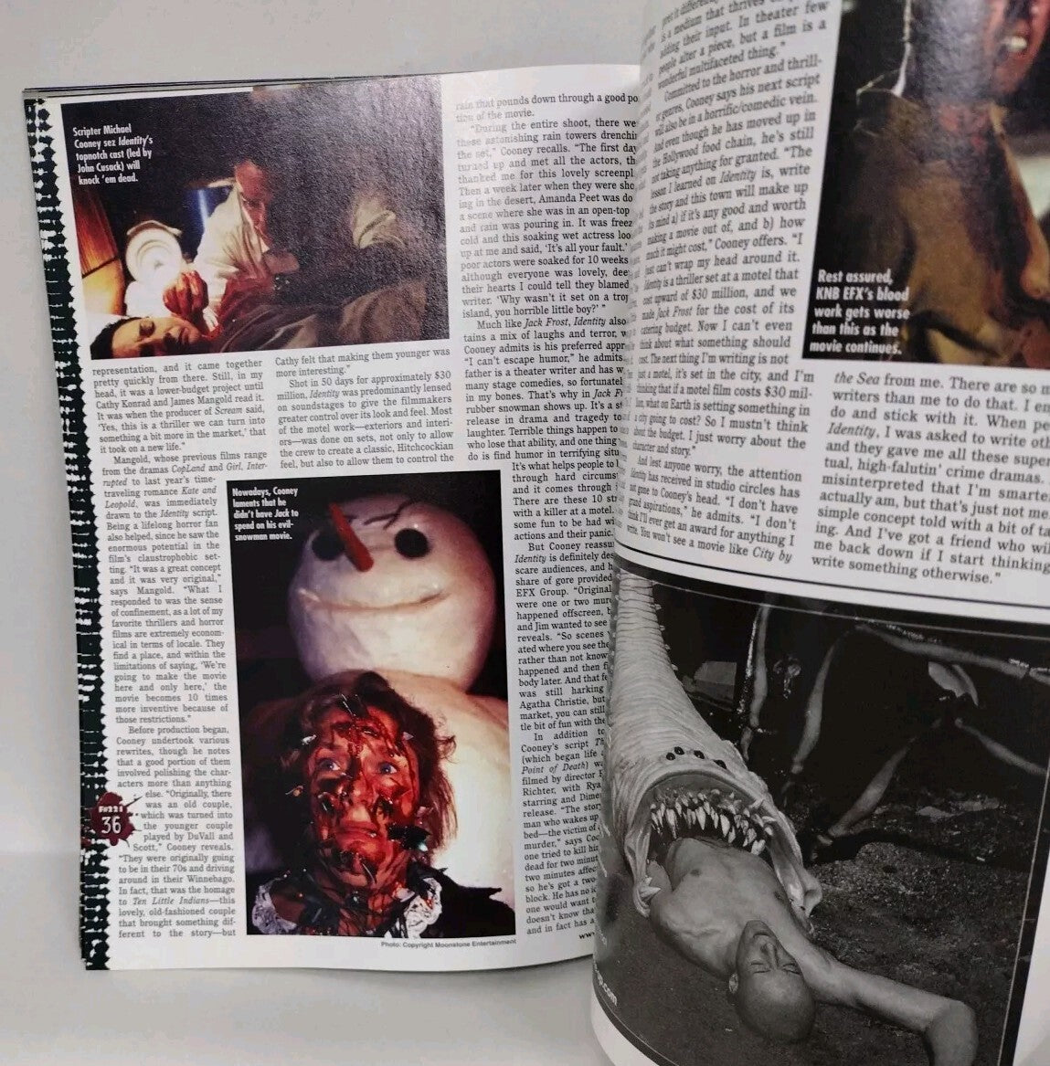 FANGORIA Magazine #221 (2003) Stephen King Dreamcatcher Freddy Vs Jason Willard