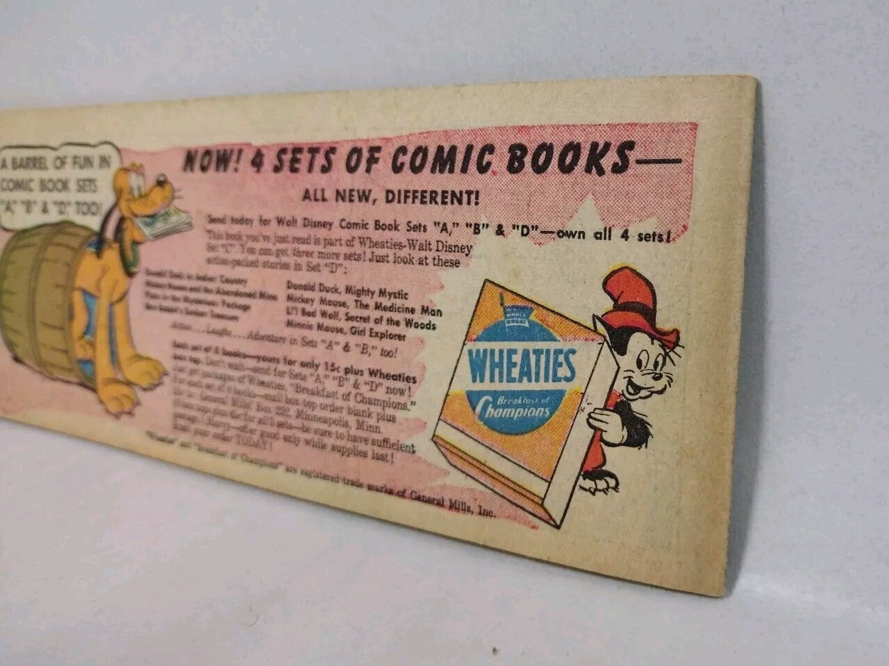 Goofy Big Game Hunter #C-7 (1951) Disney General Mills Mini Comic