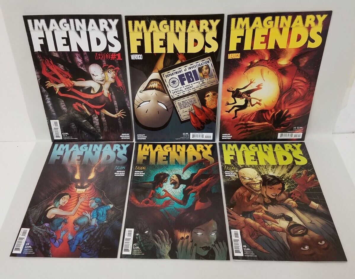 Imaginary Fiends (2018) Complete Vertigo Horror Comic Lot Set #1 2 3 4 5 6