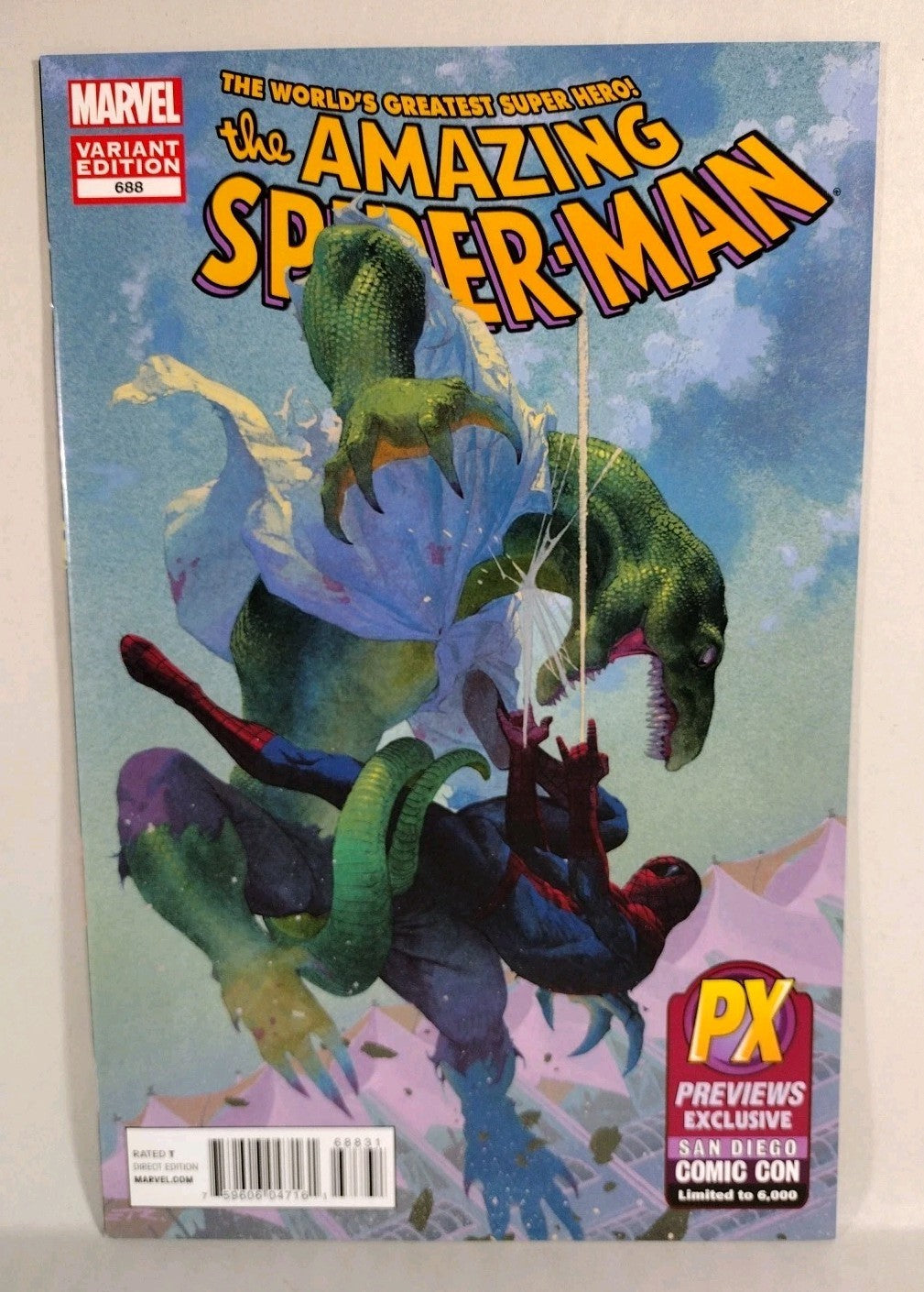 Amazing Spider-Man #688 (2012) Marvel Comic PX SDCC Ribic Variant Cover VF-NM