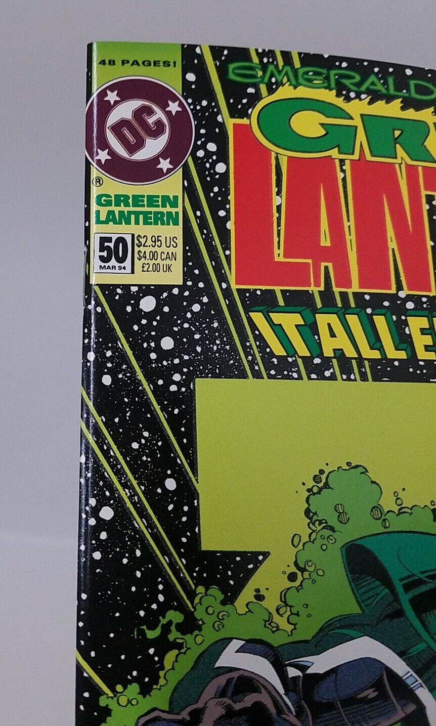 Green Lantern #50 (1994) 1st appearance Kyle Rayner Parallax Glow In The Dark