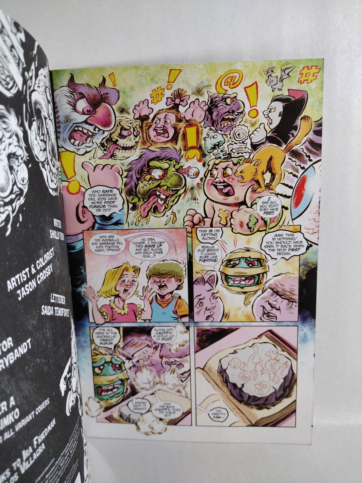 Madballs vs Garbage Pail Kids TGSA 1 Sketch Cover Variant Comic JAG Original Art