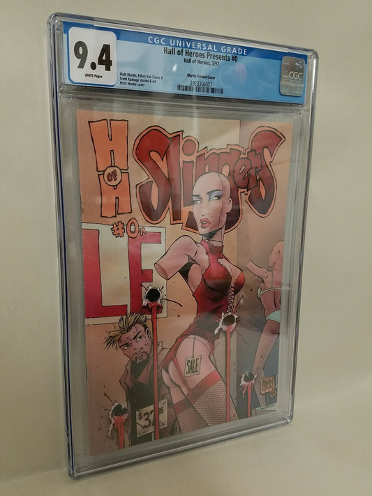 Hall Of Heroes Presents #0 (1997) Martin Variant Comic CCG 9.4 1st Salamanddroid
